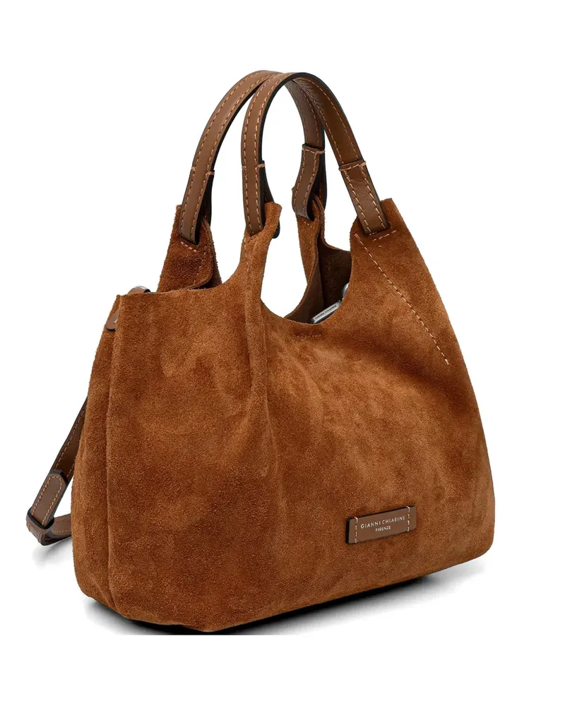 Gianni Chiarini detachable strap satchel - Braun Braun