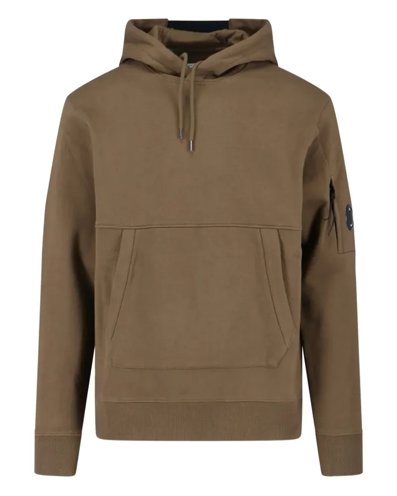 C.P. Company Hoodie mit Logo-Print - Grün Grün