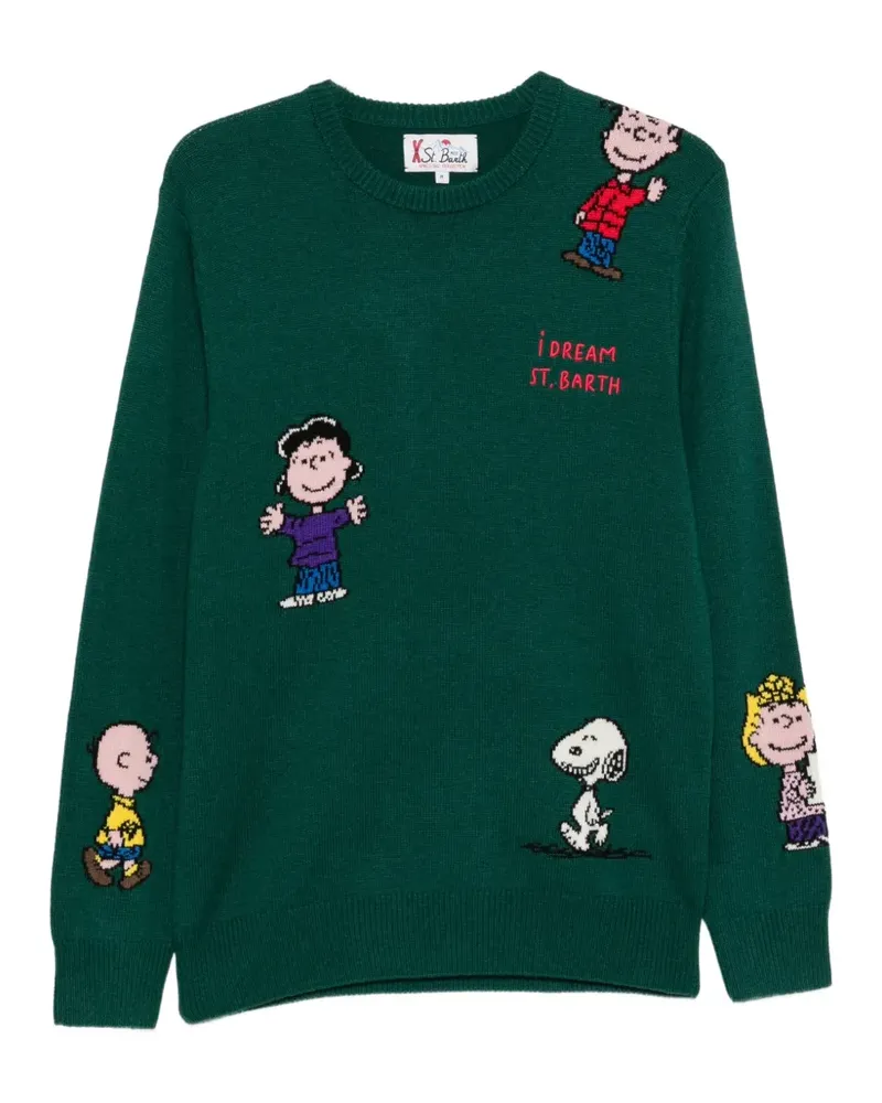 MC2 Saint Barth Peanuts-intarsia sweater - Grün Grün