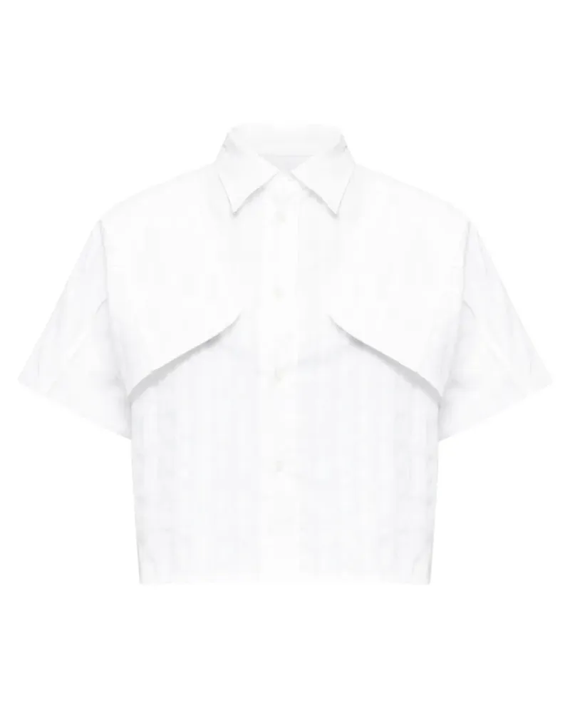 Maison Margiela Kurzärmeliges Hemd - Weiß Weiß