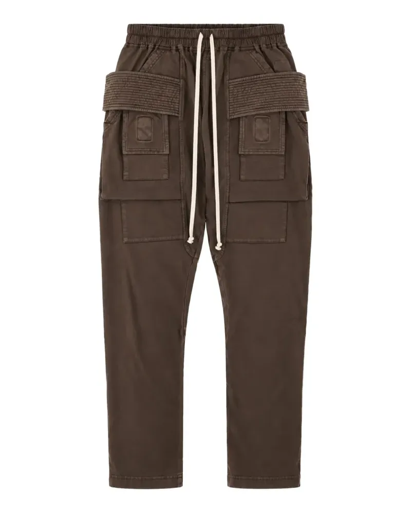 DRKSHDW by Rick Owens multi-pocket trousers - Braun Braun
