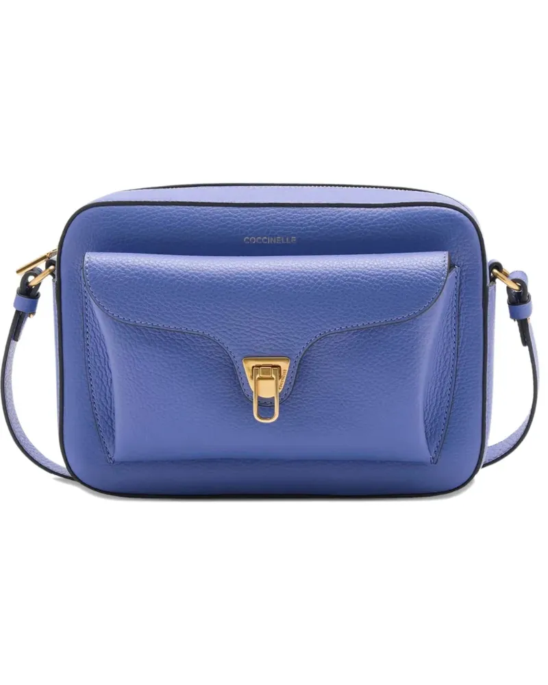 Coccinelle Beat leather shoulder bag - Blau Blau