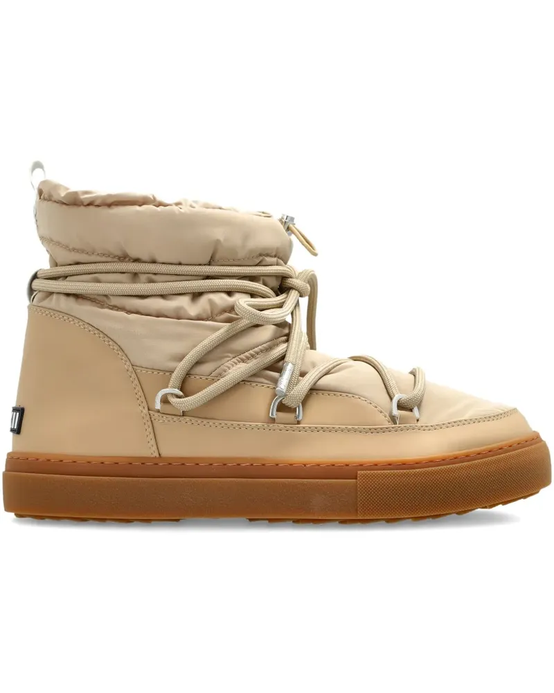 INUIKII laced panelled sneakers - Nude Nude