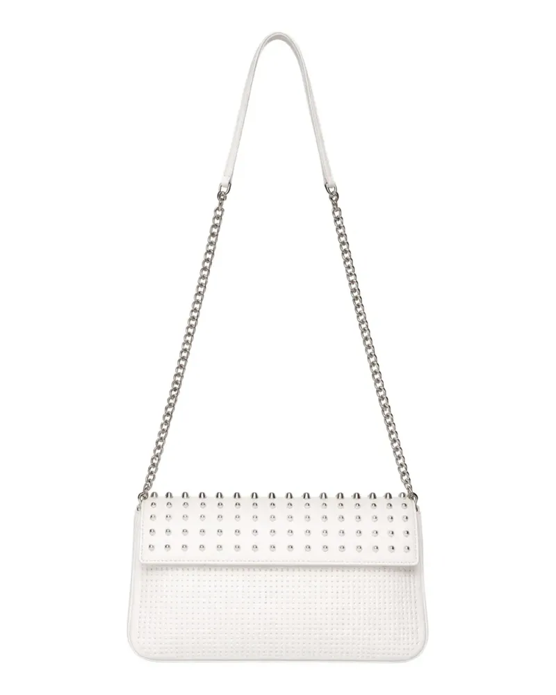 John Richmond stud-embellished shoulder bag - Weiß Weiß