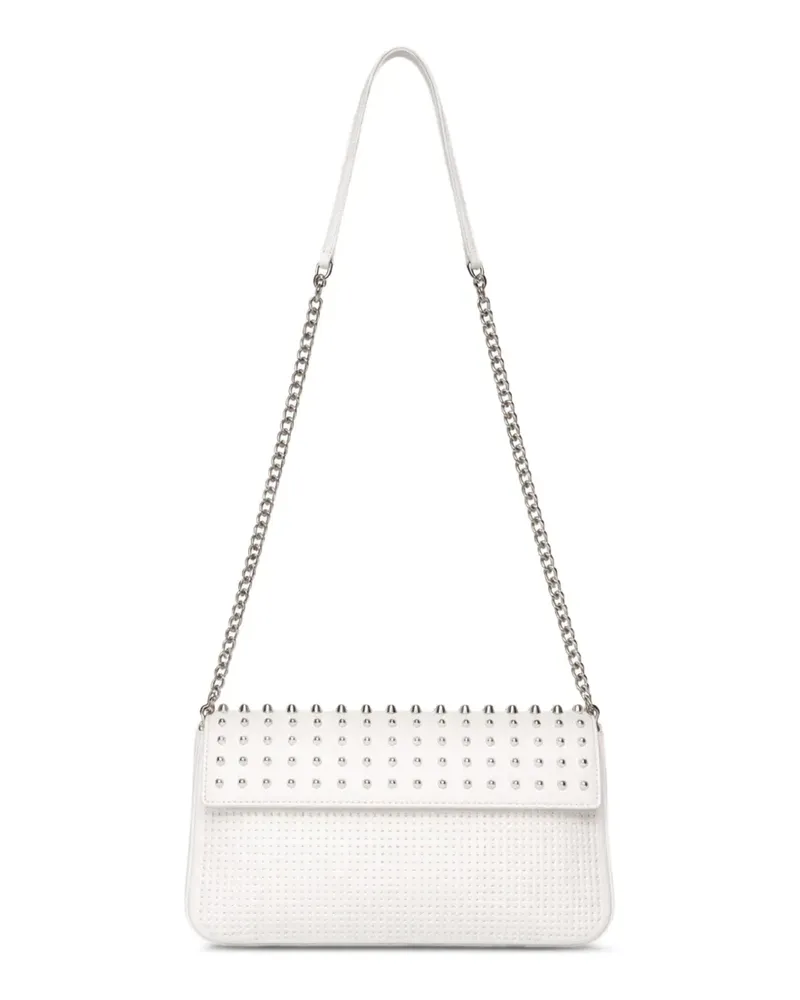 John Richmond stud-embellished shoulder bag - Weiß Weiß