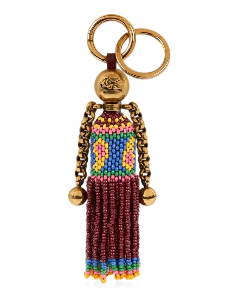 Etro doll charm with beads - Rot Rot