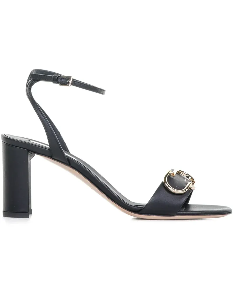 NINALILOU Sandalen mit Blockabsatz - Schwarz Schwarz