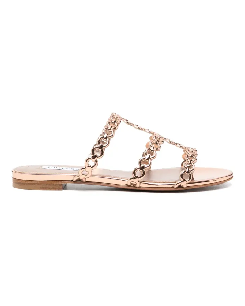 Aquazzura Infinity Chain sandals - Gold Gold