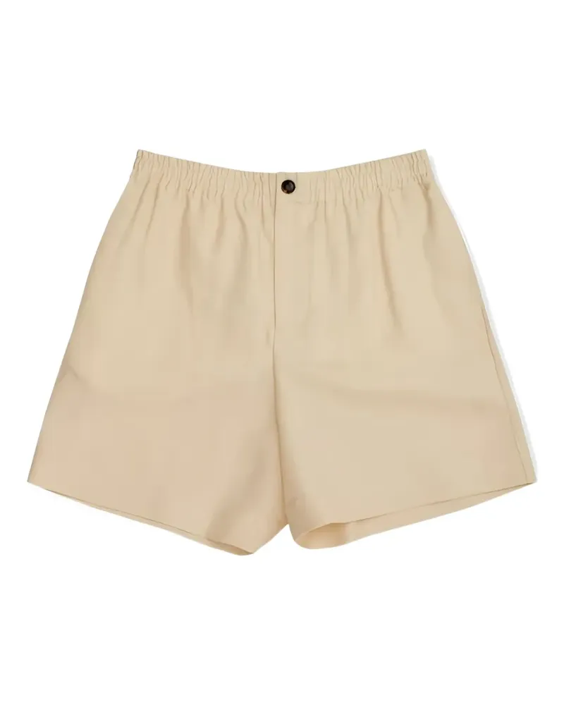 Valentino Garavani Gestreifte Shorts mit Stretchbund - Nude Nude