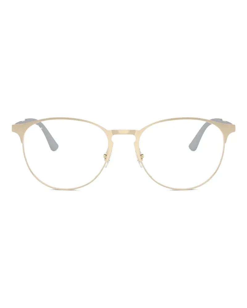 Ray Ban Brille mit rundem Gestell - Gold Gold