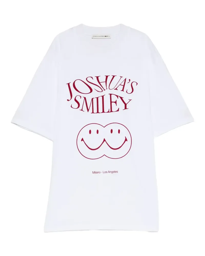 Joshua Sanders T-Shirt mit grafischem Print - Weiß Weiß