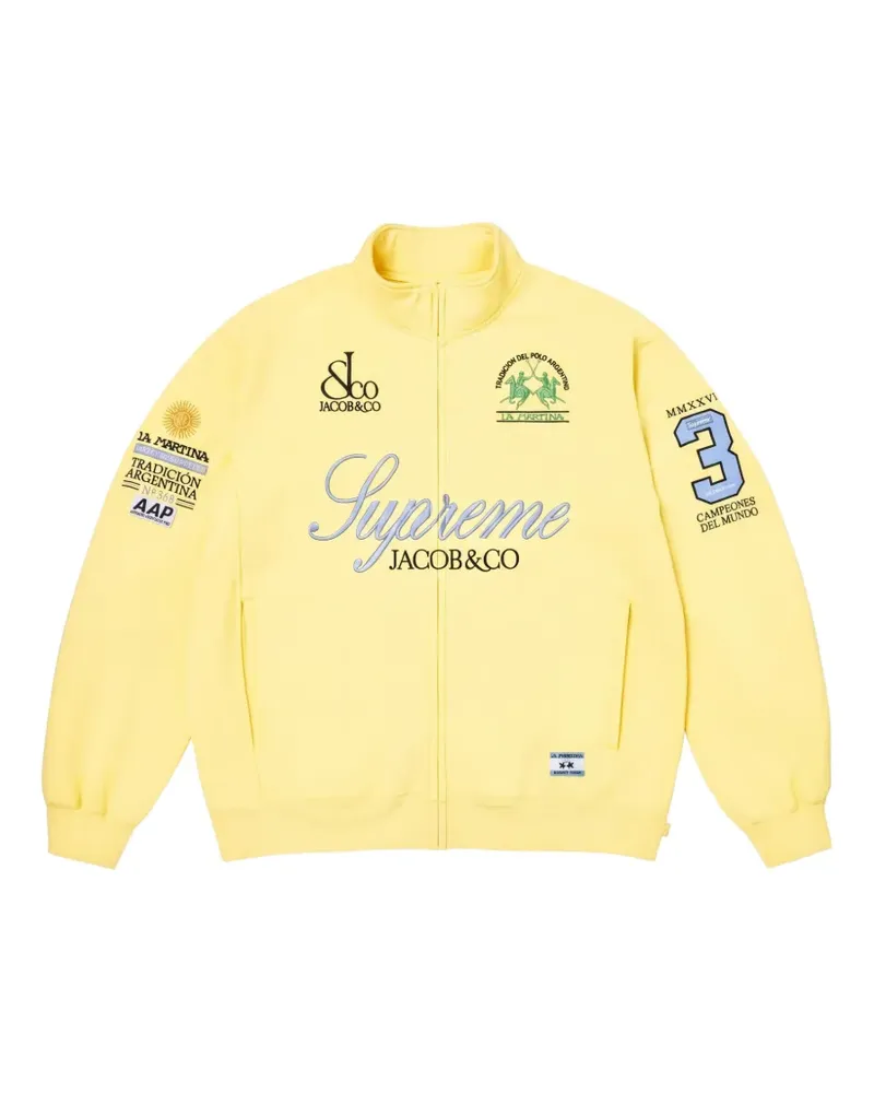 Supreme Being x La Martina x Jacob & Co zip-up sweatshirt - Gelb Gelb