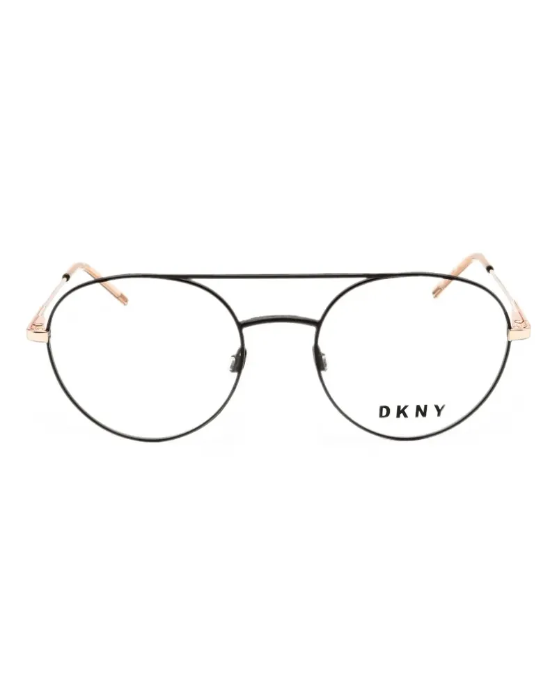 DKNY round-frame glasses - Schwarz Schwarz