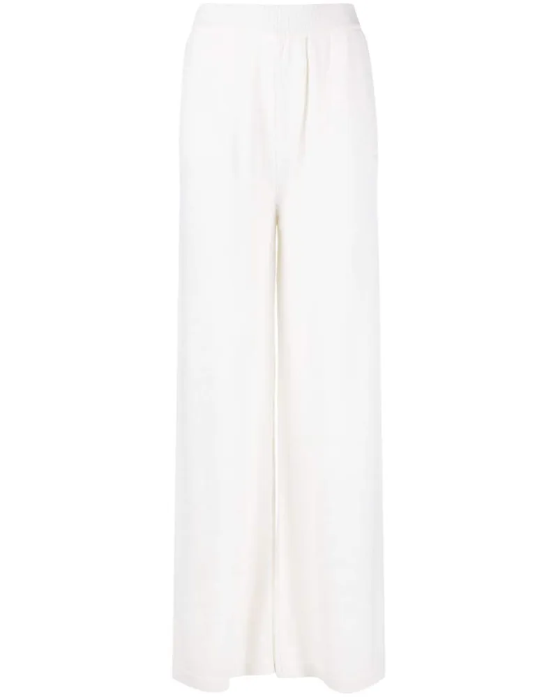 MSGM Hose mit weitem Bein - Weiß Weiß