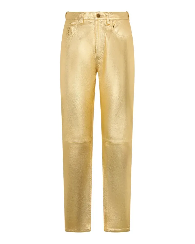 Philosophy Di Lorenzo Serafini Hose in Metallic-Optik - Gold Gold