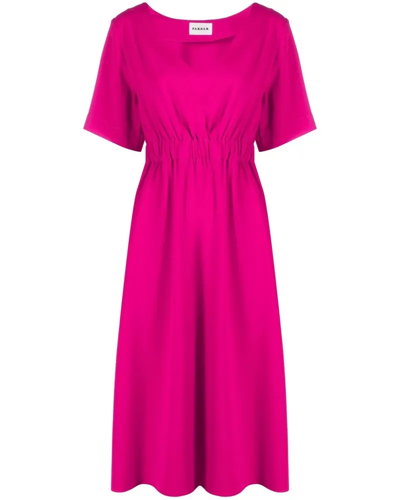 P.A.R.O.S.H. P.A.R.O H. Panty Midikleid - Rosa Rosa
