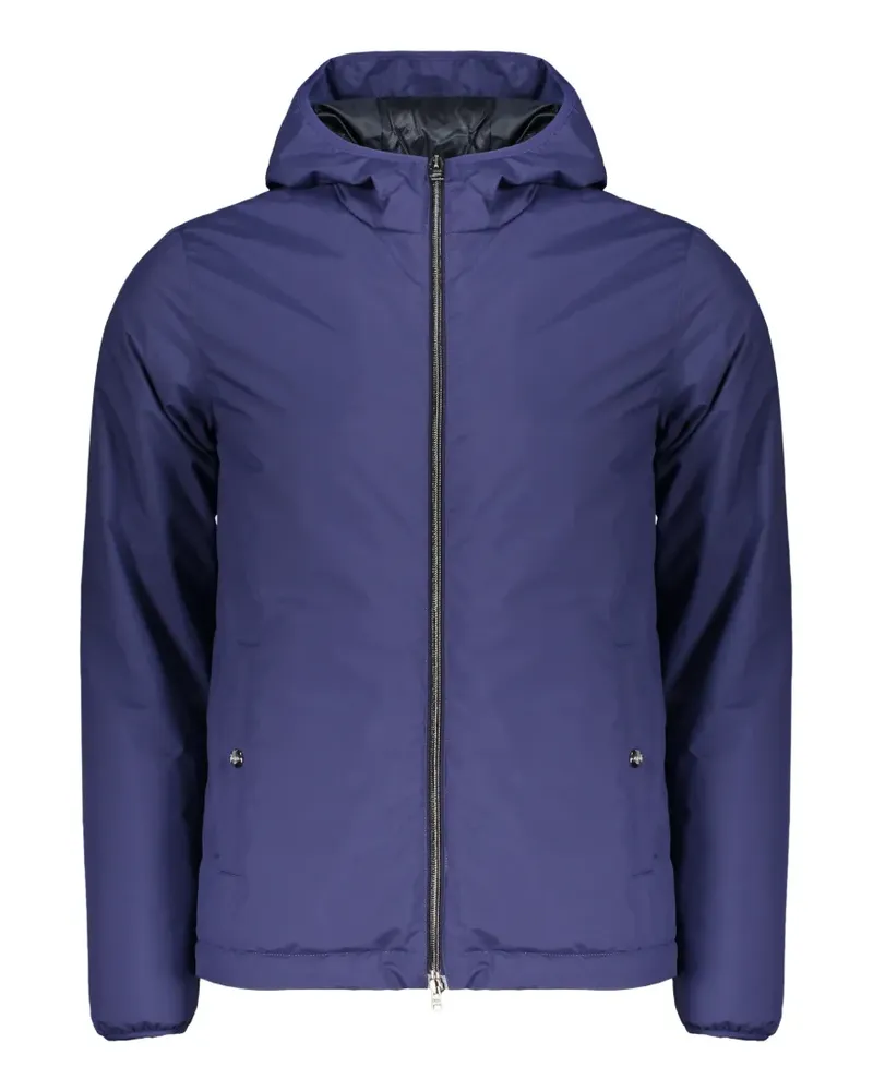 Herno Gefütterte Kapuzenjacke - Blau Blau