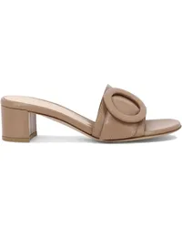 Gianvito Rossi Venezia Mules, 45mm Nude