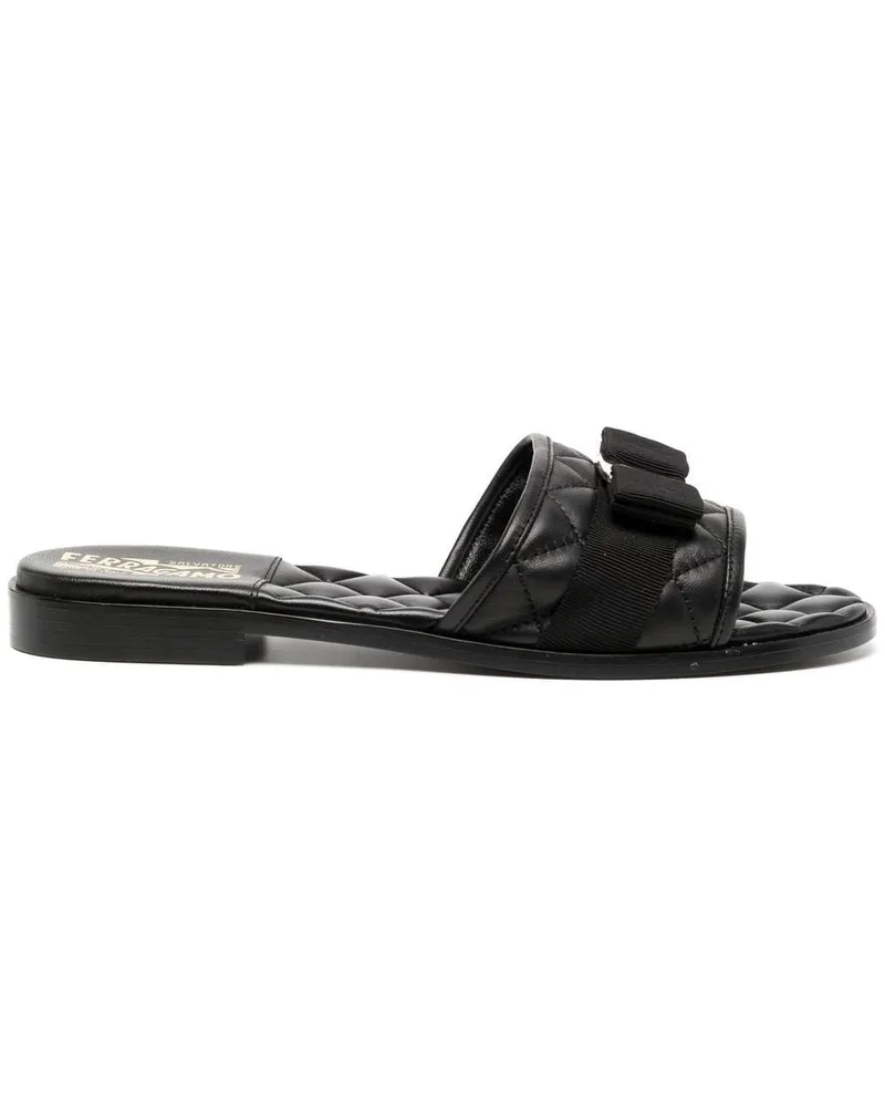 Ferragamo Vara Pantoletten - Schwarz Schwarz
