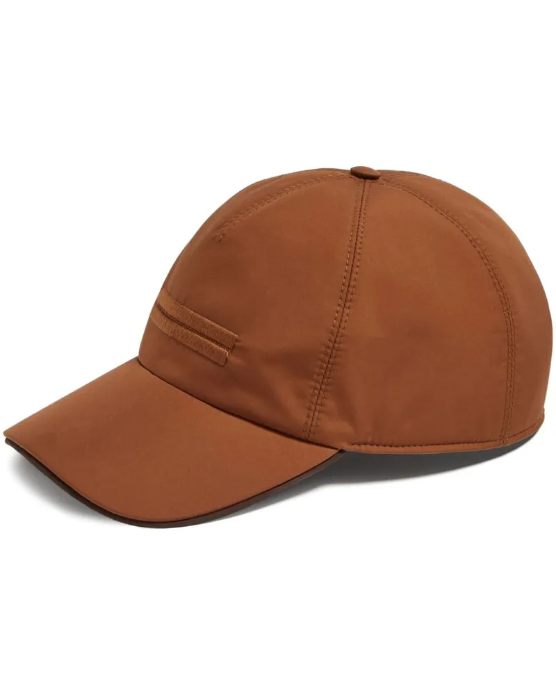 Ermenegildo Zegna Baseballkappe mit Stickerei - Braun Braun