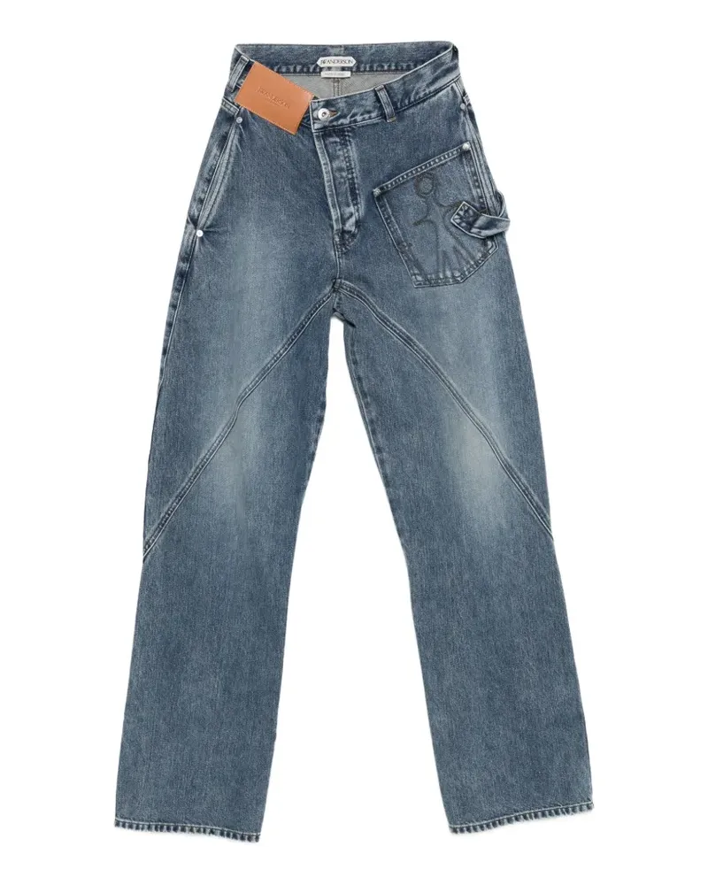 J.W.Anderson Jeans mit verdrehtem Effekt - Blau Blau