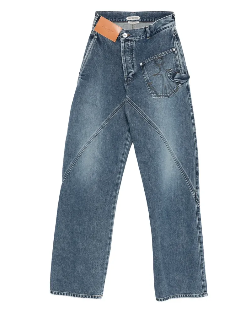 J.W.Anderson Jeans mit verdrehtem Effekt - Blau Blau