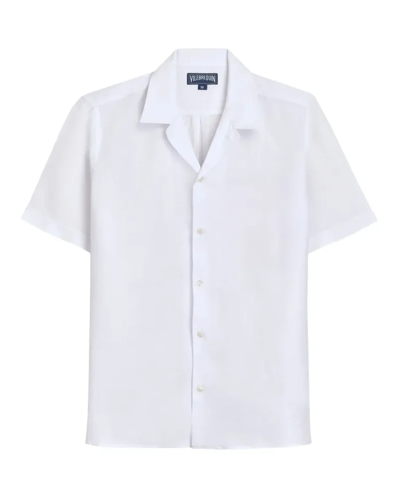 Vilebrequin short-sleeve embroidered shirt - Weiß Weiß