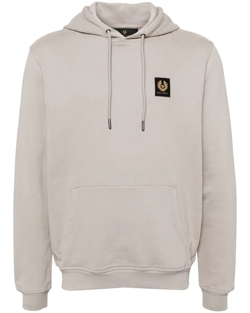 Belstaff Hoodie mit Logo-Patch - Nude Nude