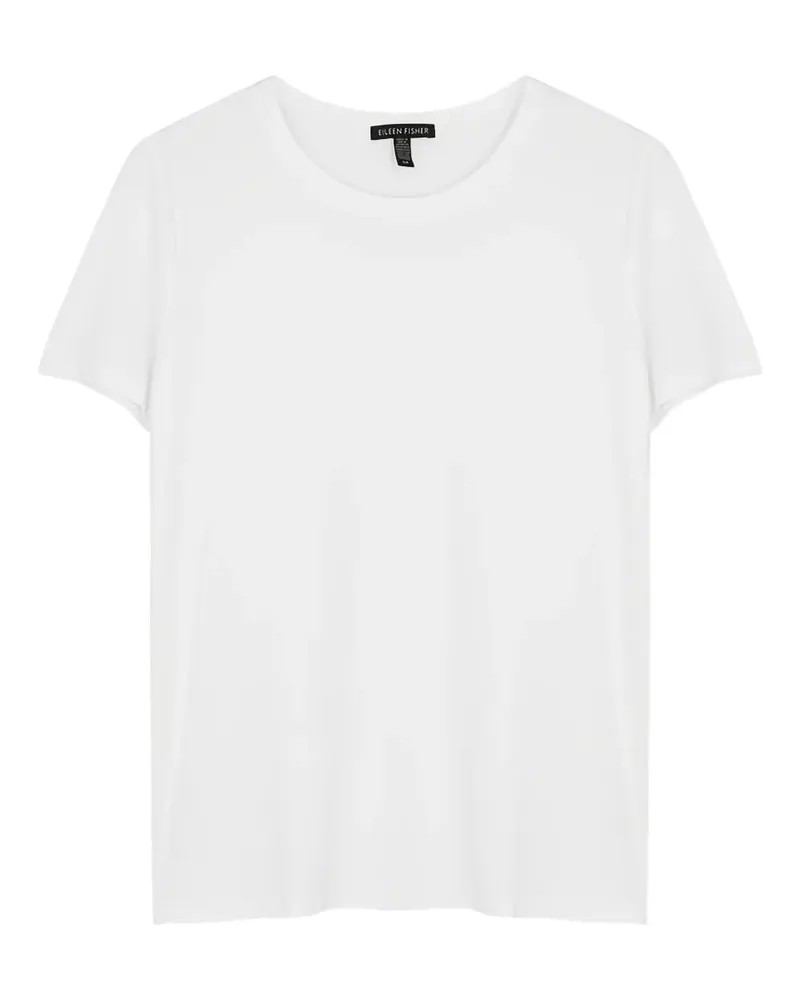 Eileen Fisher crew-neck T-shirt - Weiß Weiß