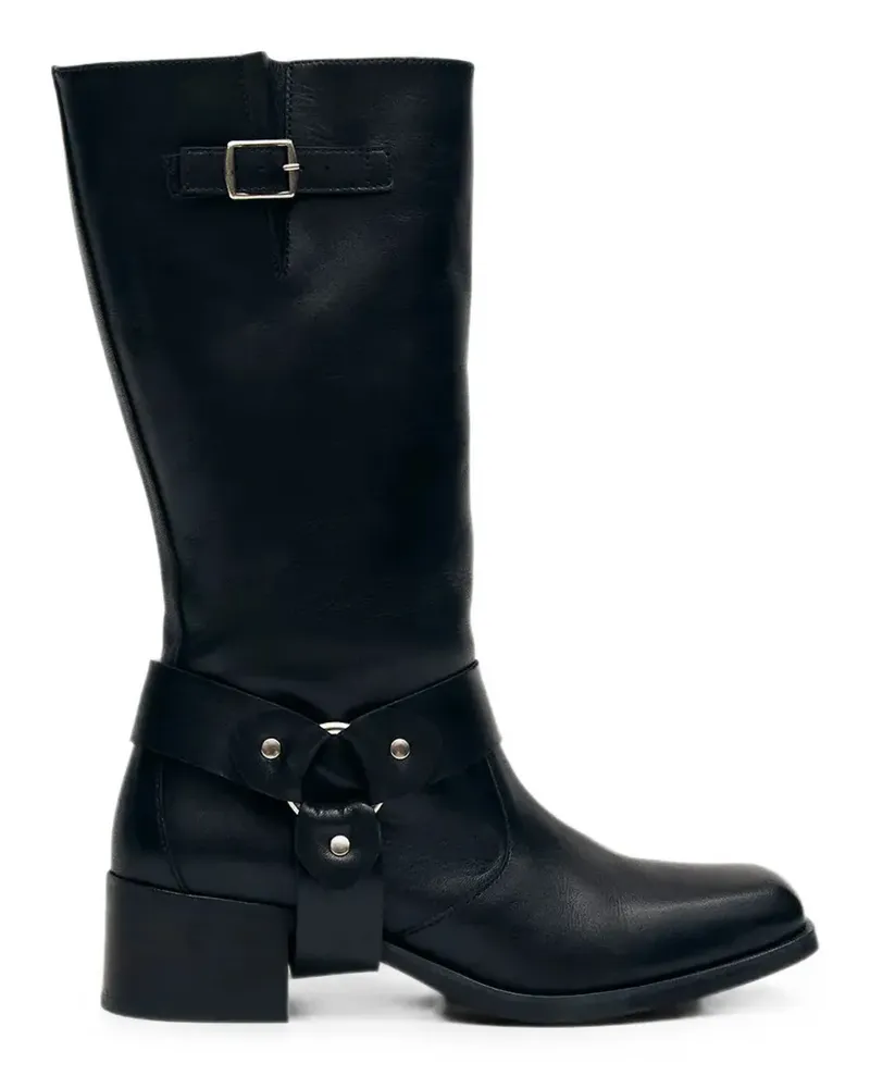 Alohas buckle-detail harness boots - Schwarz Schwarz