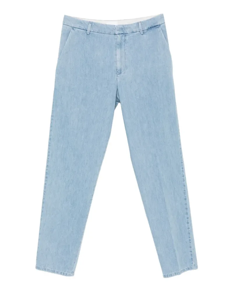 Dondup faded-effect straight-leg jeans - Blau Blau