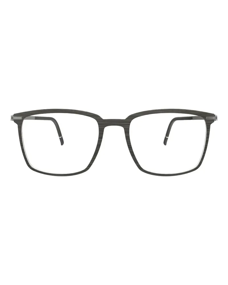 Silhouette square-frame glasses - Schwarz Schwarz