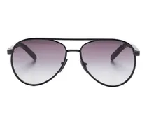 Getönte Pilotenbrille - Schwarz