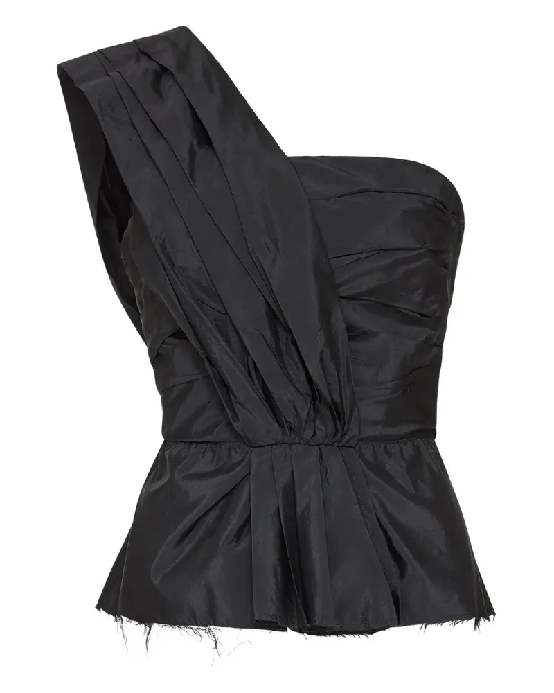 Maison Margiela Asymmetrisches One-Shoulder-Top - Schwarz Schwarz