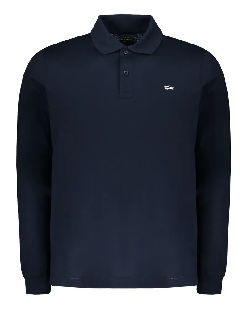 Paul & Shark Langärmeliges Poloshirt - Blau Blau