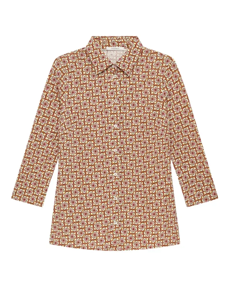 Maliparmi Mini Mouliné shirt - Braun Braun