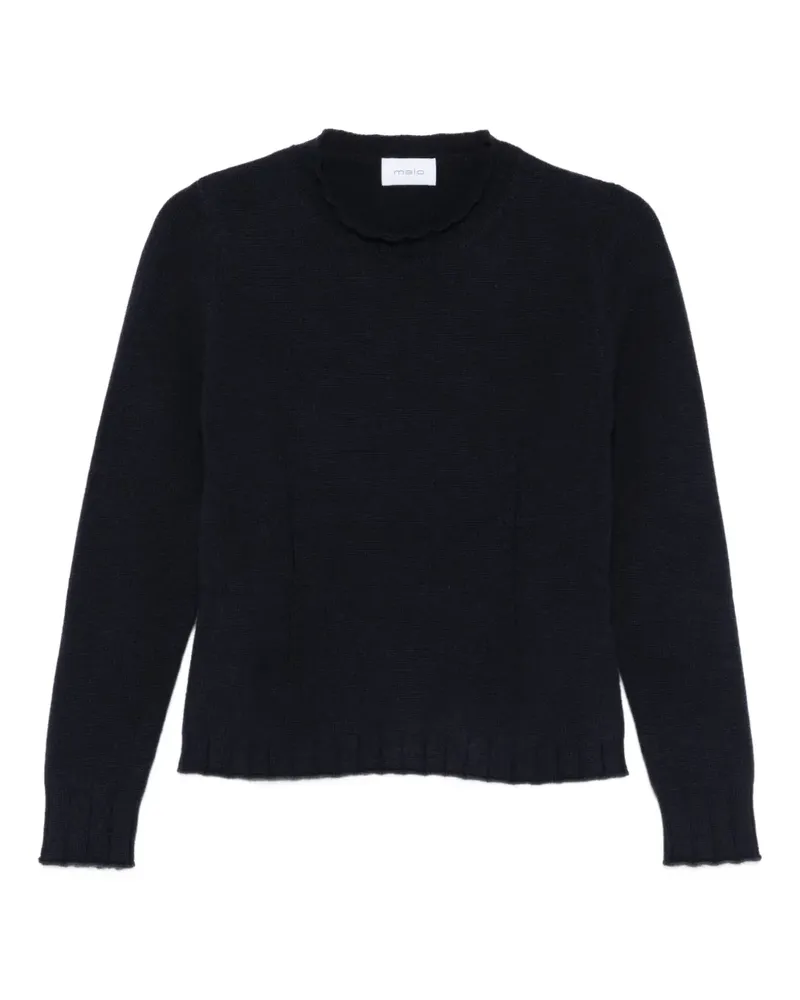 Malo Pullover aus Kaschmir - Blau Blau