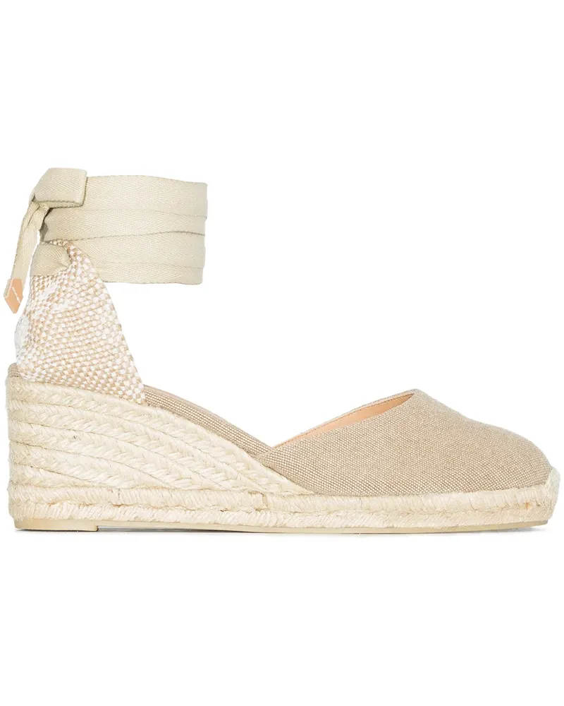 Castañer Carina Wedge-Espadrilles 60mm - Nude Nude