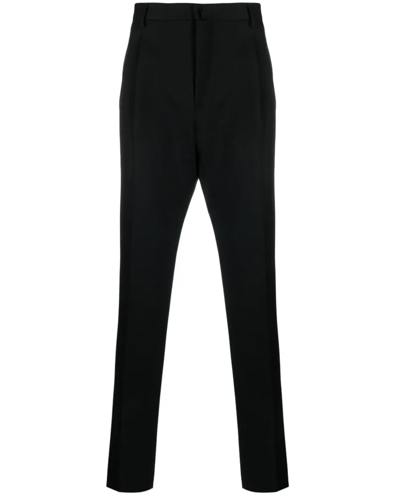 Lanvin Klassische Straight-Leg-Hose - Schwarz Schwarz