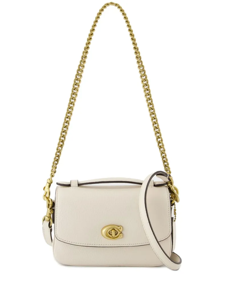 Coach Cassie Umhängetasche 17cm - Weiß Weiß