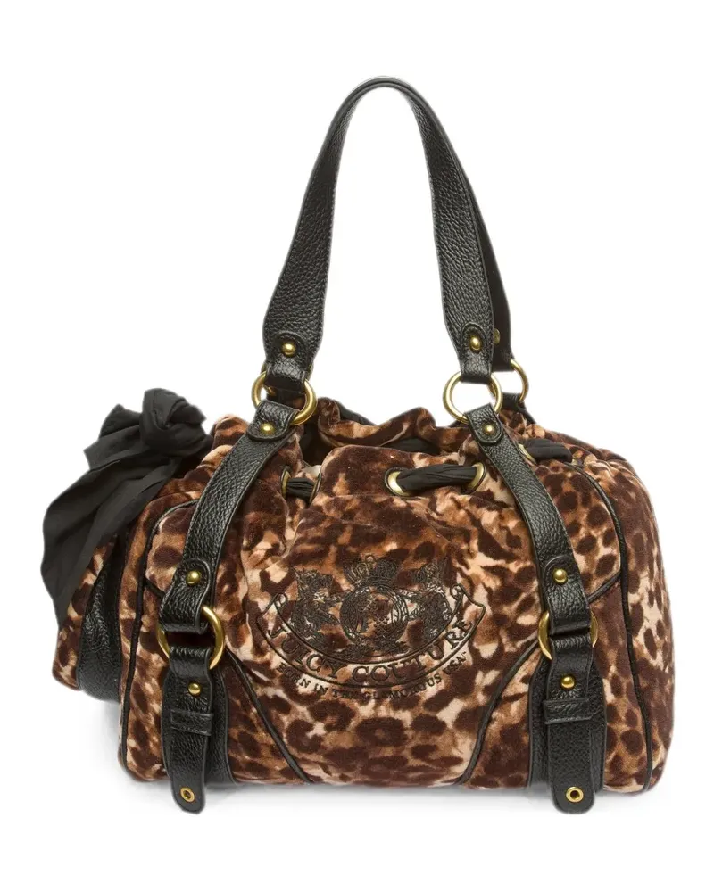 Juicy Couture Daydreamer Tote Bag mit Leopardenprint - Braun Braun