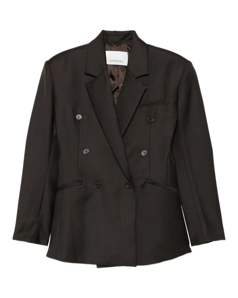 FRANKIE Shop Doppelreihiger Jade Blazer - Braun Braun