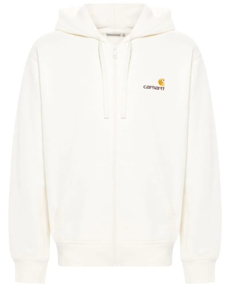 Carhartt WIP American Script Kapuzenjacke - Weiß Weiß