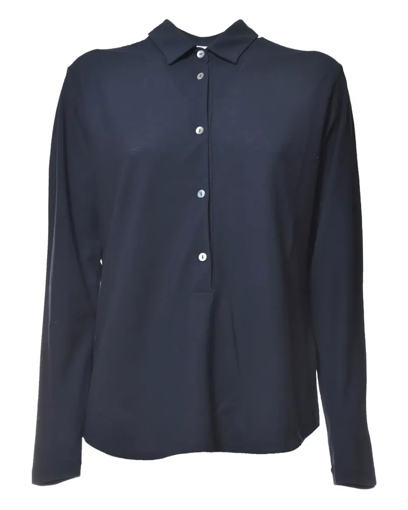 Zanone Bluse aus Baumwolle - Blau Blau