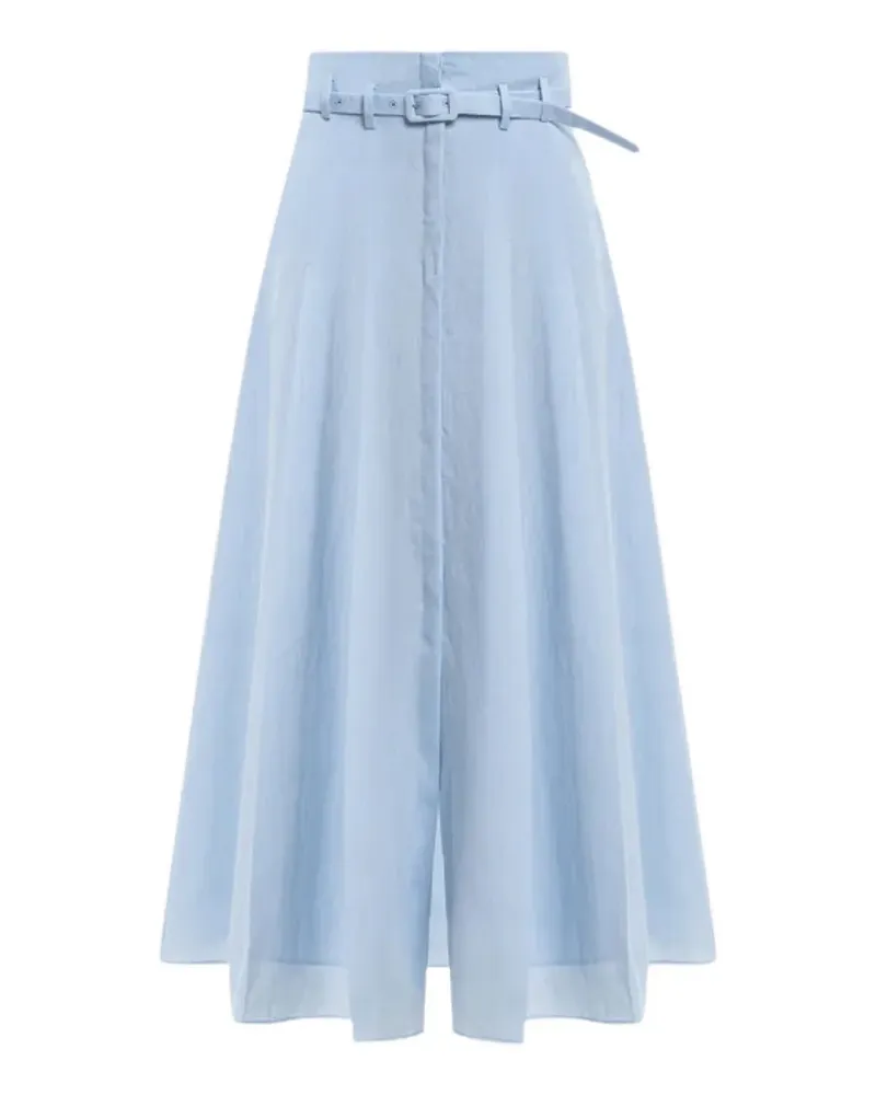 Gabriela Hearst Dugald Maxirock mit Gürtel - Blau Blau