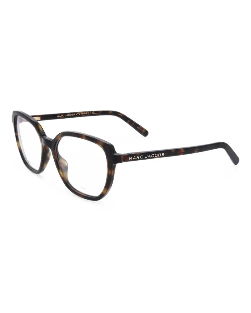 Marc Jacobs Eckige Brille in Schildpattoptik - Braun Braun
