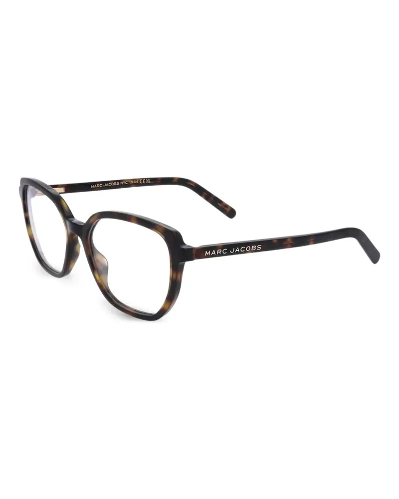 Marc Jacobs Eckige Brille in Schildpattoptik - Braun Braun