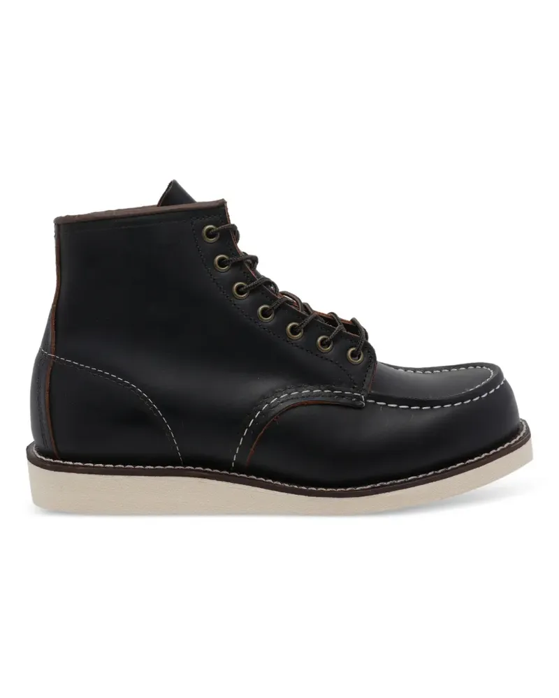 Red Wing Shoes Moc round-toe lace-up boots - Schwarz Schwarz