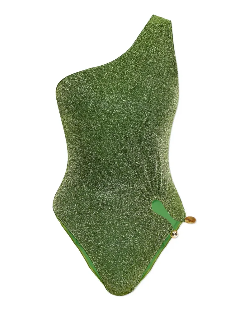 Oséree one-shoulder cut-out swimsuit - Grün Grün
