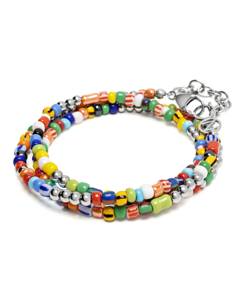 Nialaya Armband mit Perlendetail - Grün Grün
